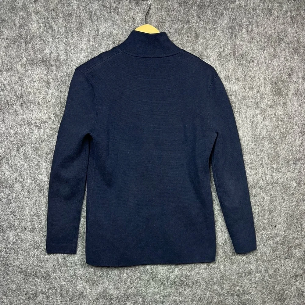 J.Crew Mercantile‎ Navy Blue Cotton Knit Blazer / Cardigan Women’s Size Small